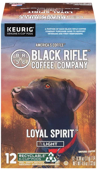 Black Rifle Coffee Company Loyalty Roast Light Roast K-Cup Coffee Pods