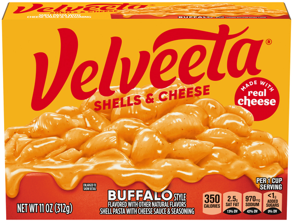 Velveeta Buffalo Style Shells & Cheese Pasta