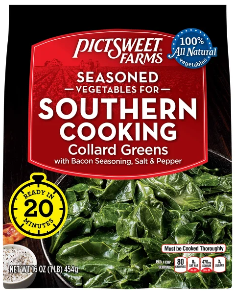 Pictsweet Farms Seasoned Collard Greens Frozen