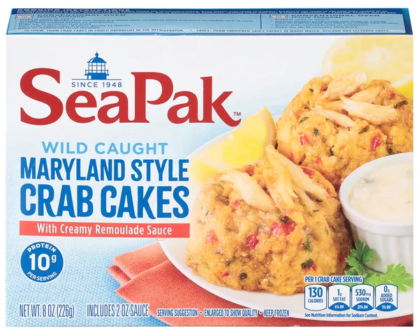 SeaPak Gluten Free Maryland Style Crab Cakes Frozen