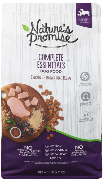 Nature's Promise Complete Essentials Chicken & Brown Rice Recipe Dog Food