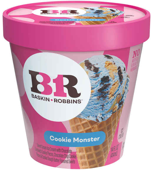 Baskin Robbins Cookie Monster Ice Cream