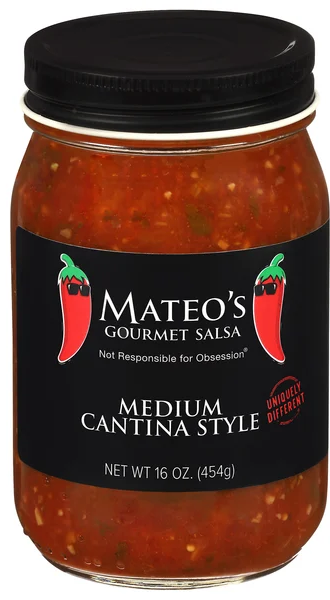 Mateo's Cantina Style Medium Gourmet Salsa