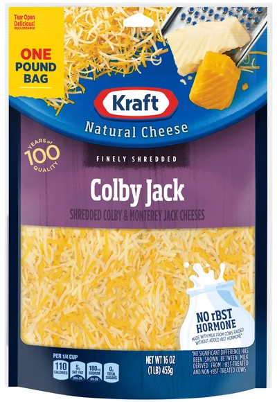 Kraft Finely Shredded Colby Jack Cheese