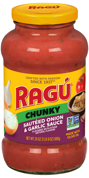 RAGU Chunky Sauteed Onion & Garlic Pasta Sauce
