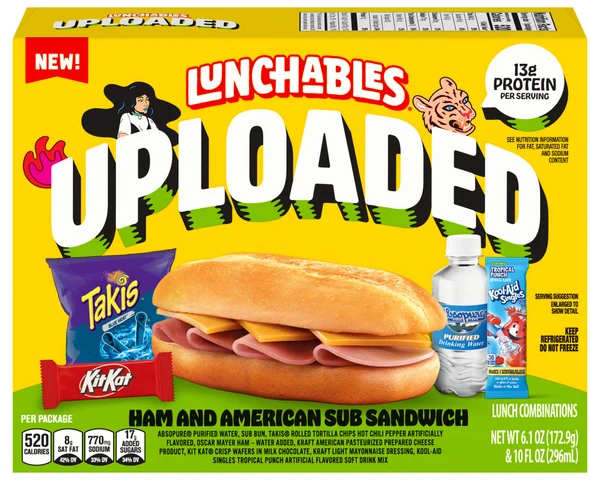 Lunchables Uploaded Ham & American Sub Sandwich Lunch Combinations