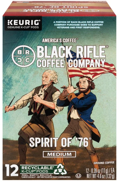 Black Rifle Spirit of '76 Medium Roast K-Cup Coffee Pods