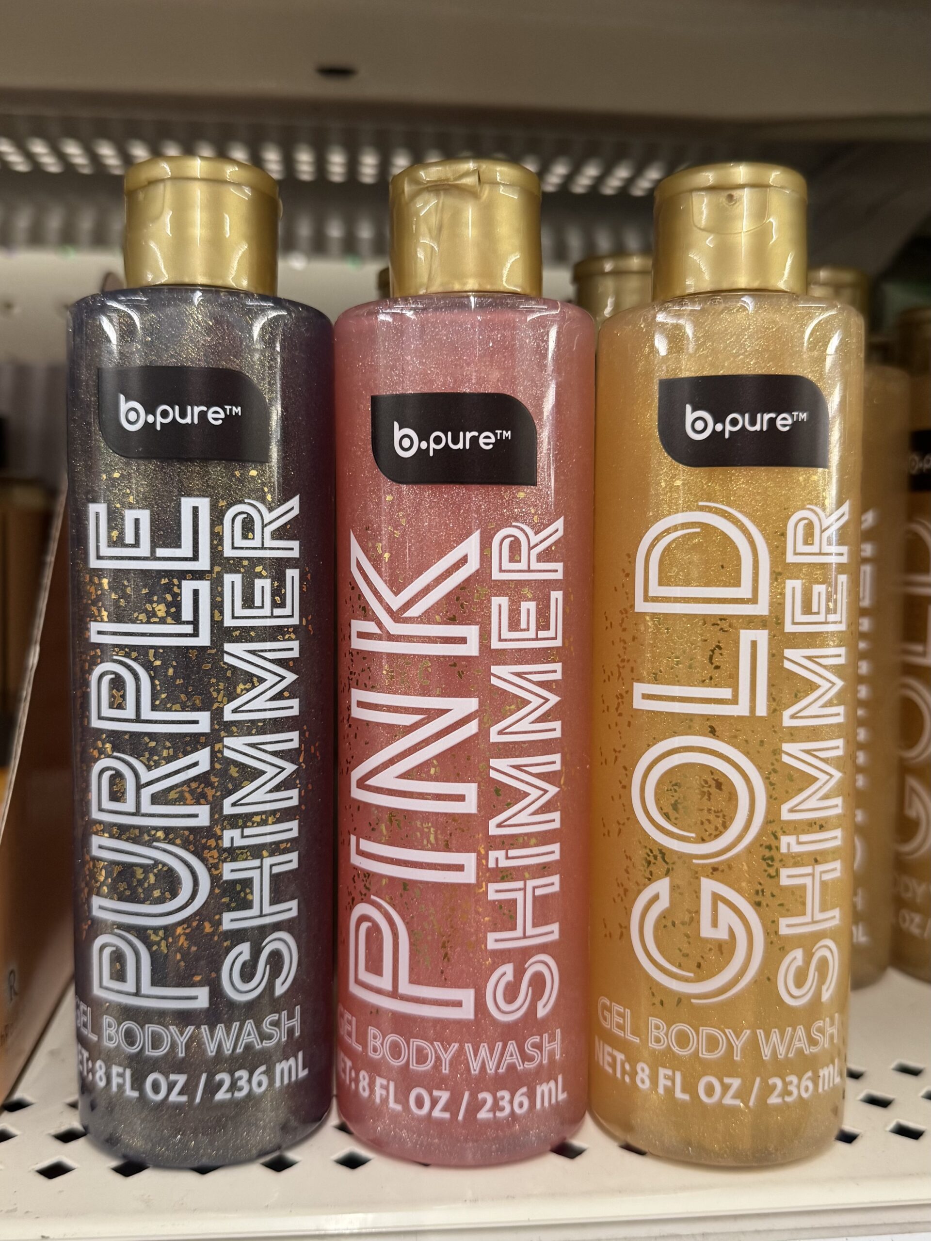 B Pure Sparkling Scented Gel Body Wash - in store