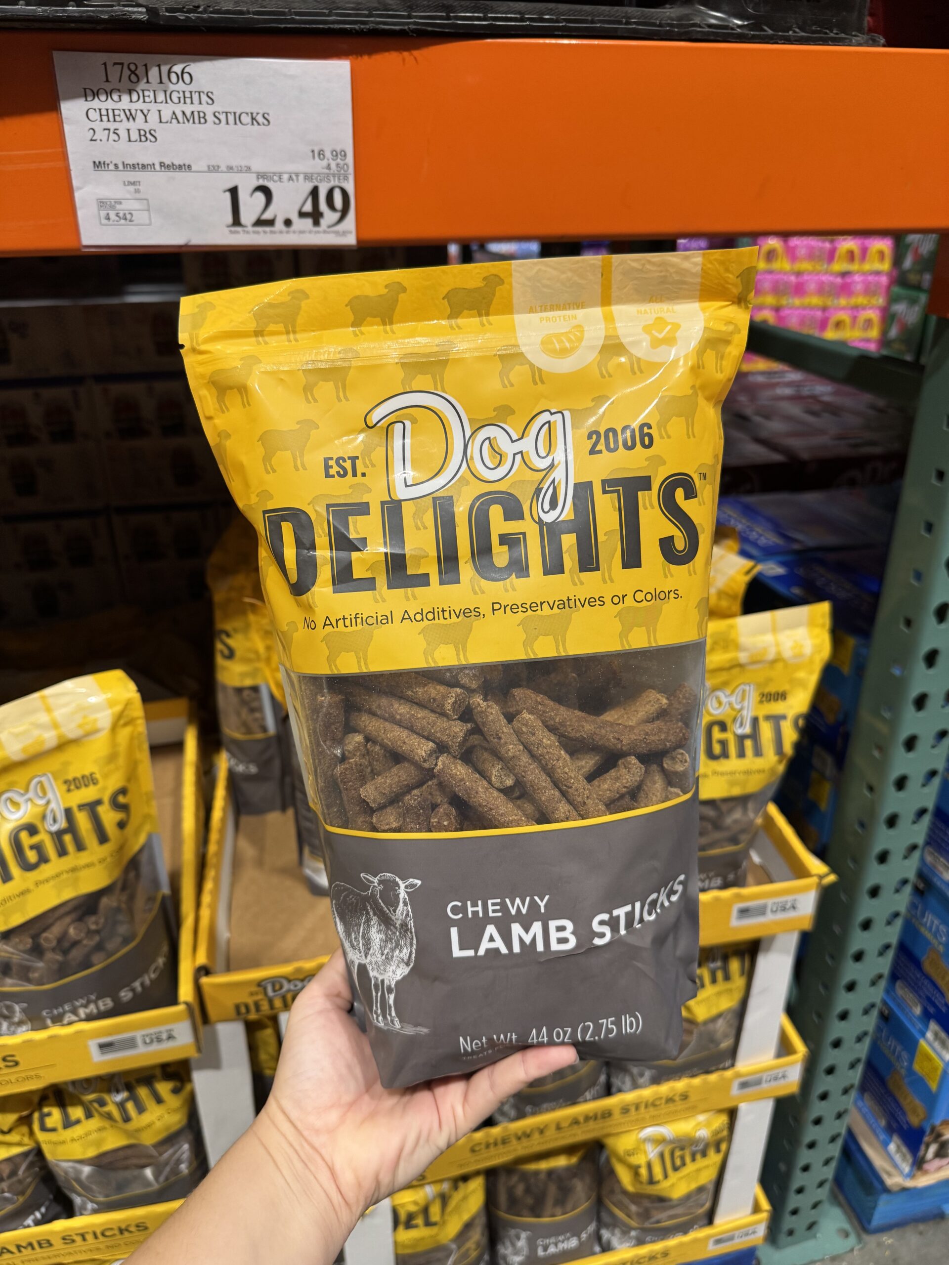 Dog Delights Chewy Lamb Sticks