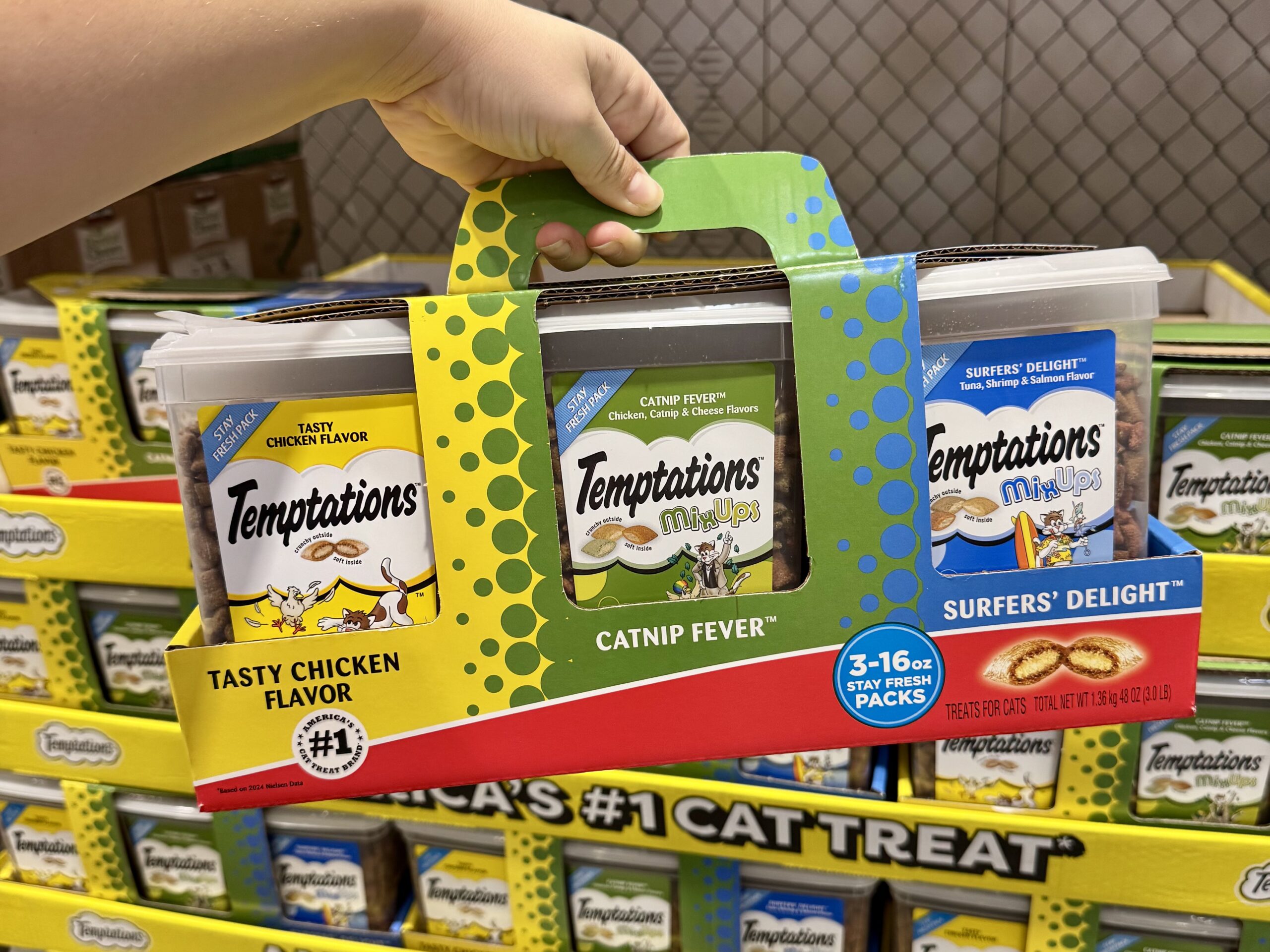 Temptations 3 Flavors Variety Pack Cat Treats