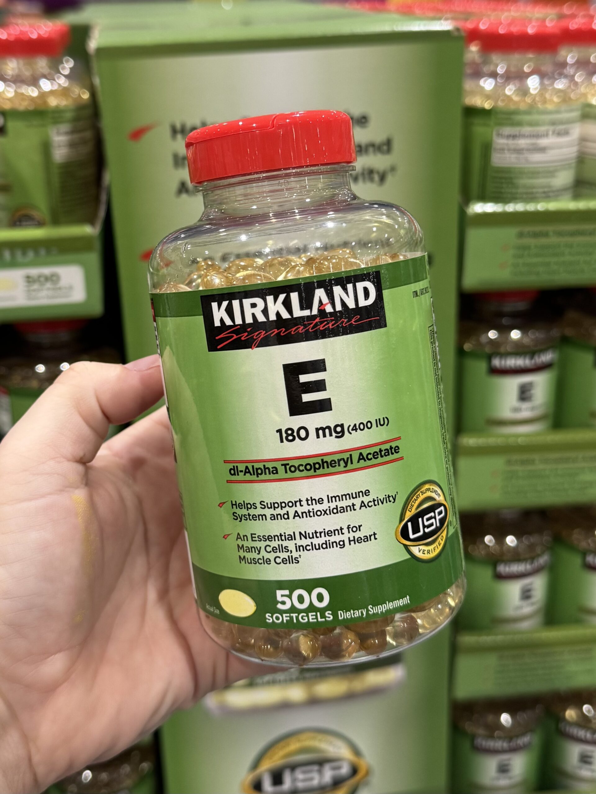 Kirkland Signature Vitamin E 180 mg