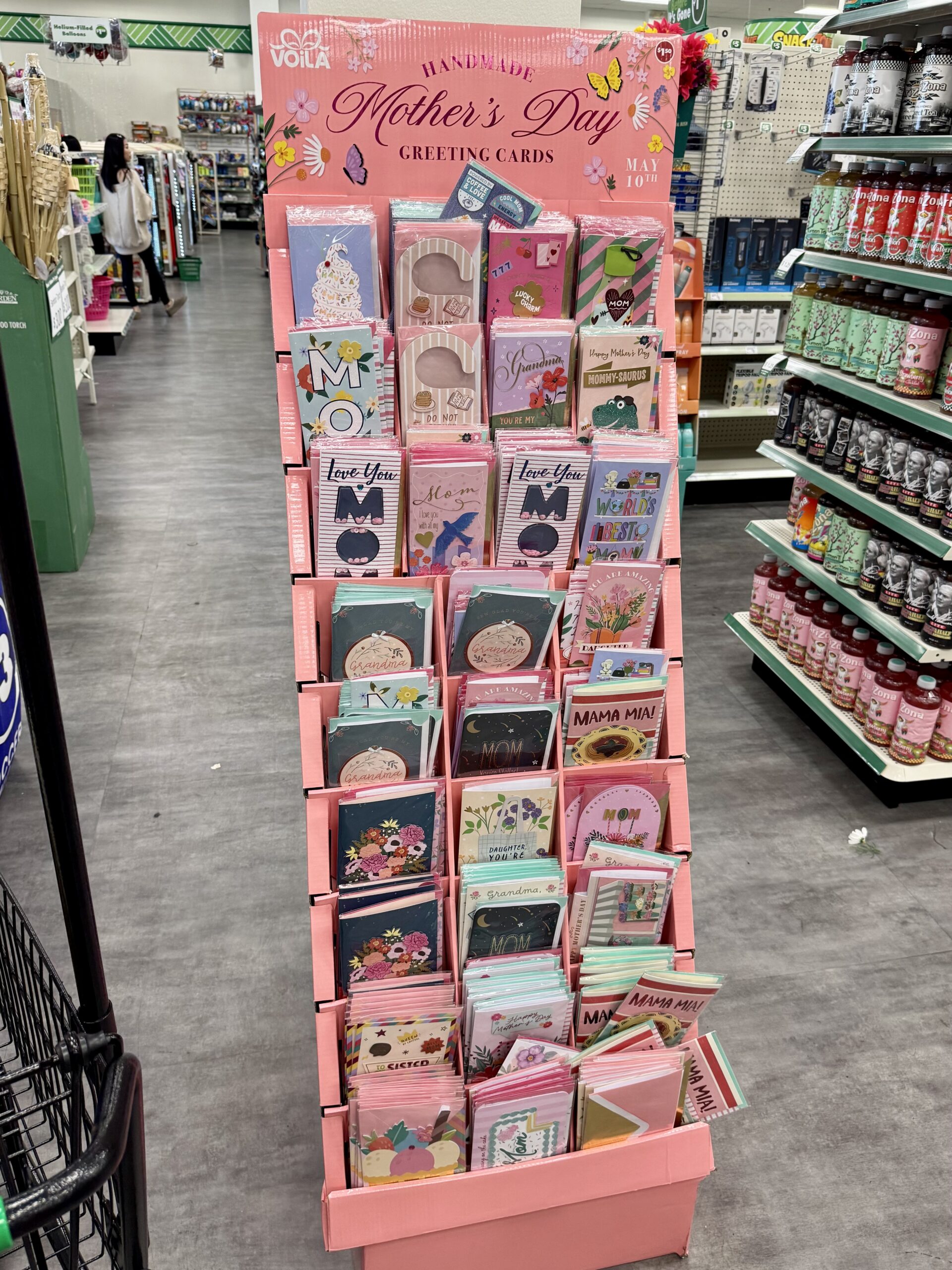 Greeting Cards & Beverages - in store