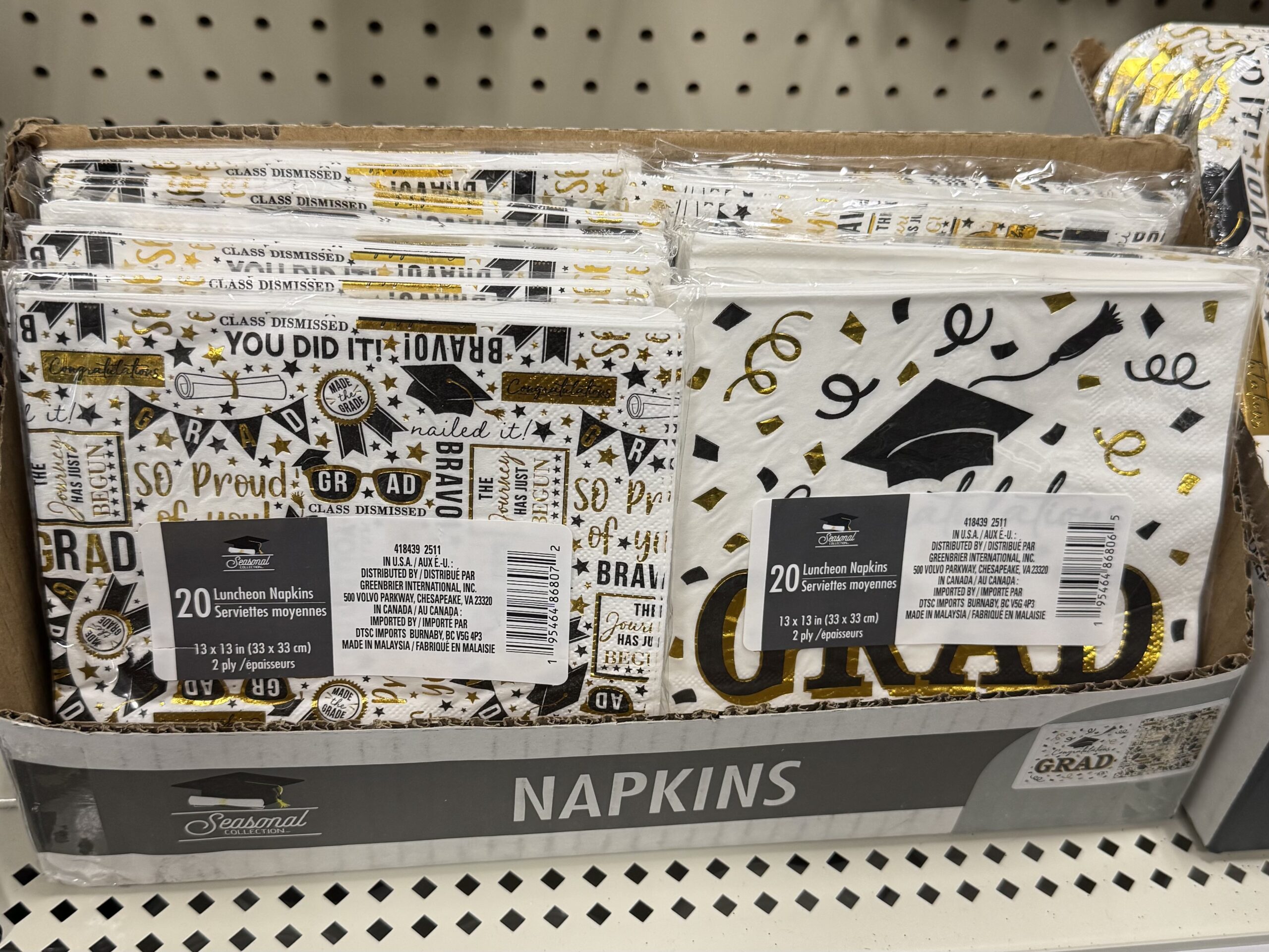 Seasonal Collection Lunch Napkins - in store