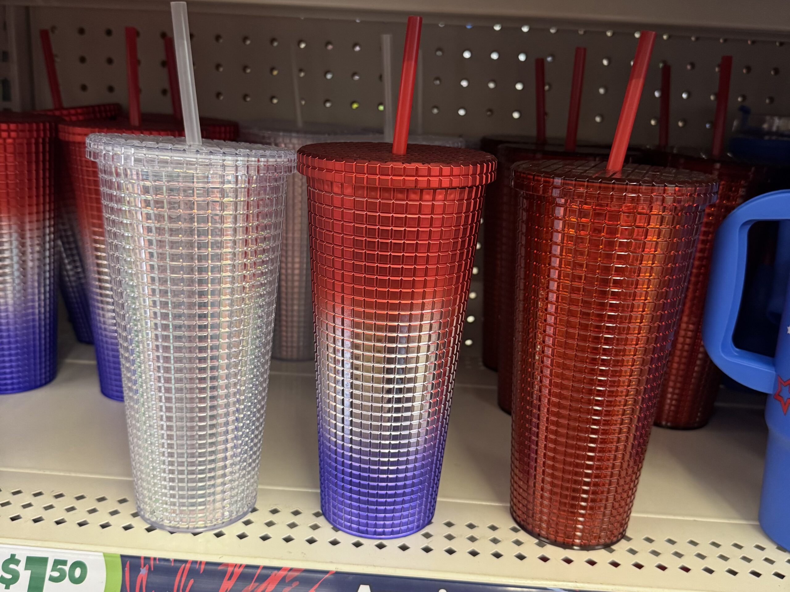 Textured Plastic Tumbler - in store