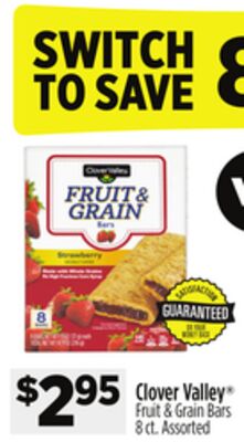 Clover Valley® Fruit & Grain Bars