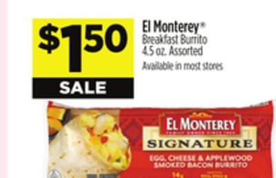 El Monterey® Breakfast Burrito