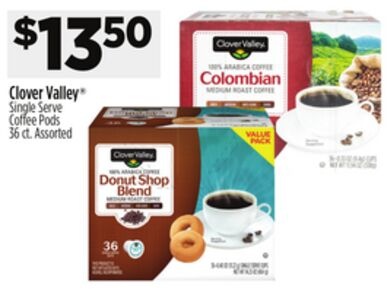 Clover Valley® Single Serve Coffee Pods