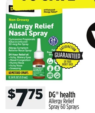 DG® health Allergy Relief Spray