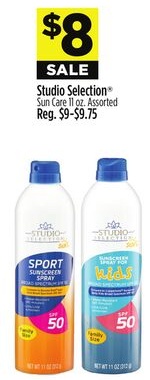 Studio Selection® Sun Care