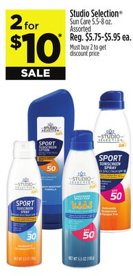 Studio Selection® Sun Care