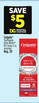 Colgate® Toothpaste Optic White® Pro Series