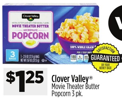 Clover Valley® Movie Theater Butter Popcorn