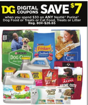 Nestle® Purina® Dog Food or Treats or Cat Food, Treats or Litter