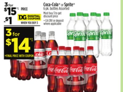 Coca-Cola® or Sprite®