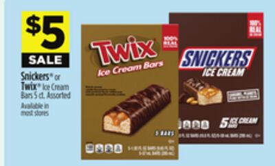 Snickers® or Twix® Ice Cream Bars