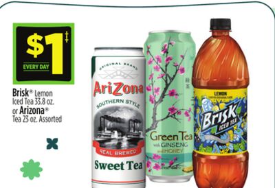 Brisk® Lemon Iced Tea or Arizona® Tea