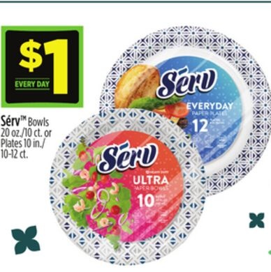 Sérv™ Bowls 20 oz./10 ct. or Plates 10 in./10-12 ct.