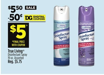 True Living® Disinfectant Spray