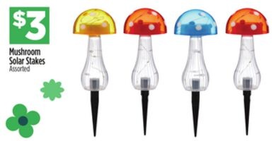 Mushroom Solar Stakes