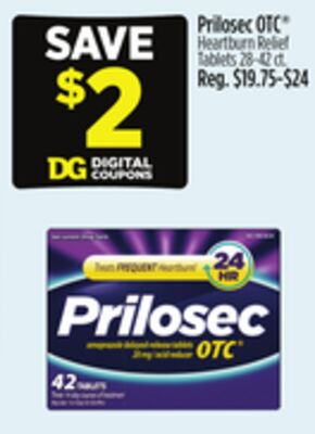 Prilosec OTC® Heartburn Relief Tablets