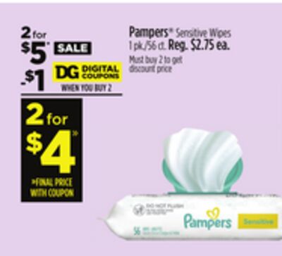 Pampers® Sensitive Wipes