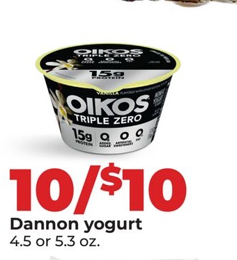 Dannon yogurt