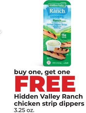 Hidden Valley Ranch chicken strip dippers