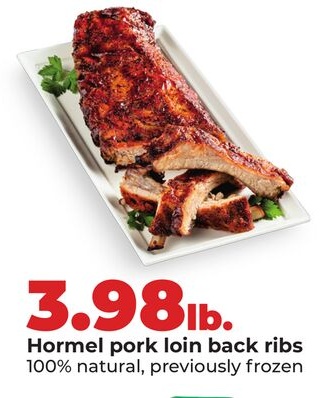 Hormel pork loin back ribs