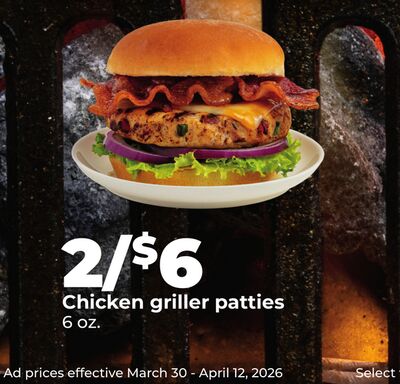 Chicken griller patties