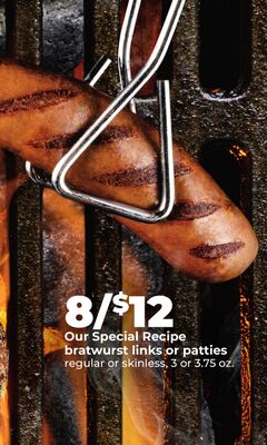 Our Special Recipe bratwurst links or patties