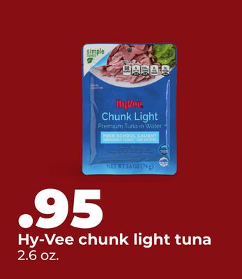 Hy-Vee chunk light tuna