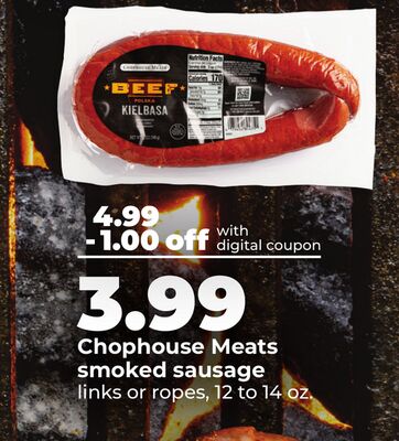 Chophouse Meats smoked sausage