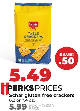 Schär gluten free crackers