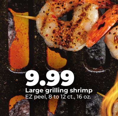 Large grilling shrimp