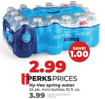 Hy-Vee spring water