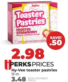 Hy-Vee toaster pastries
