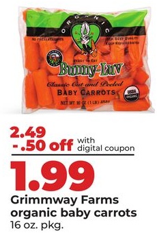 Grimmway Farms organic baby carrots