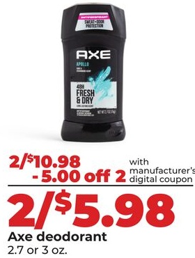 Axe deodorant
