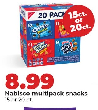 Nabisco multipack snacks