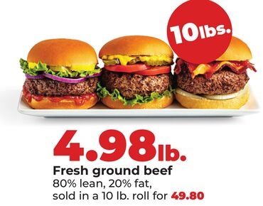 Fresh ground beef